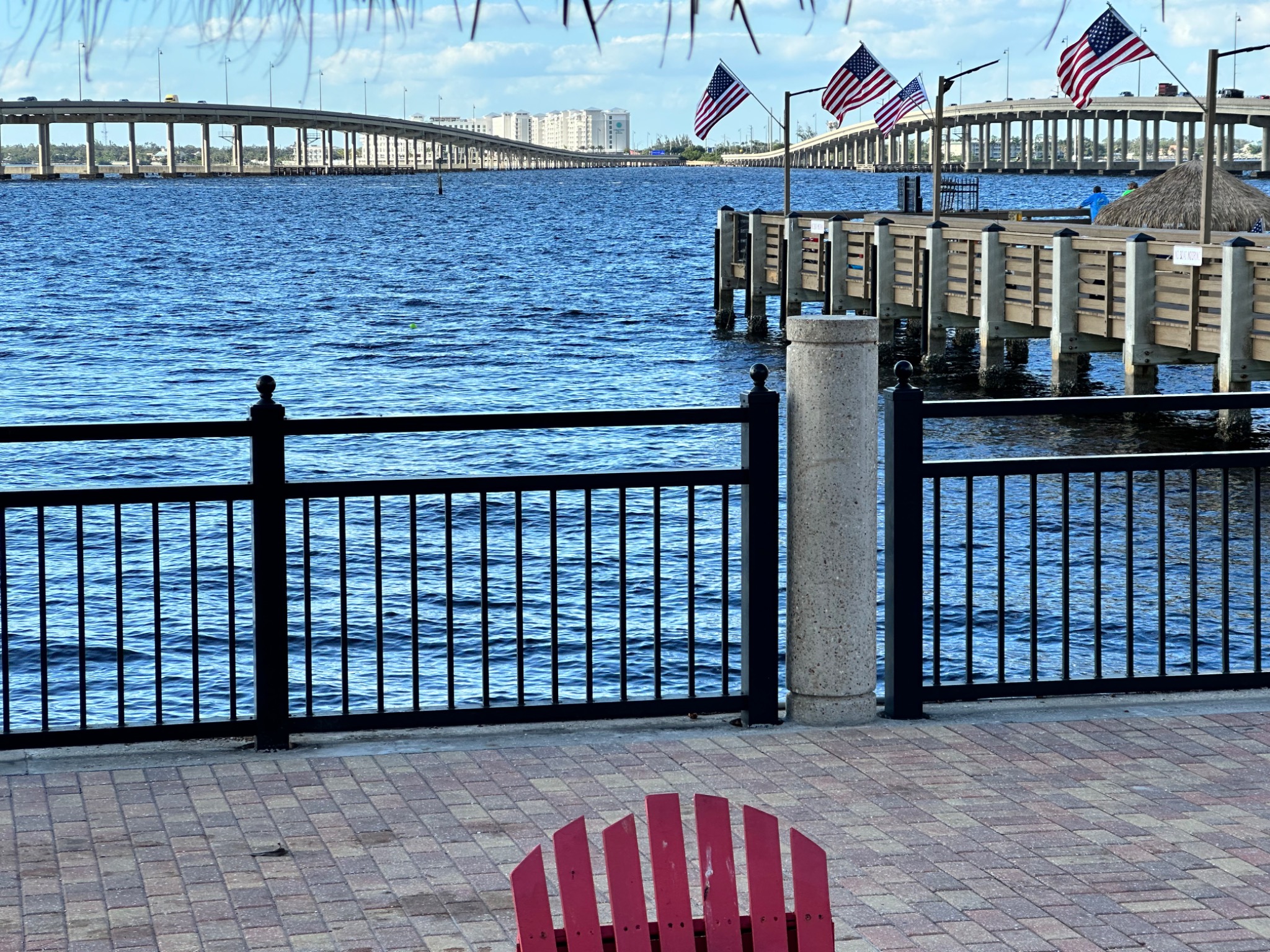 Southwest Florida waterfront and bridge
